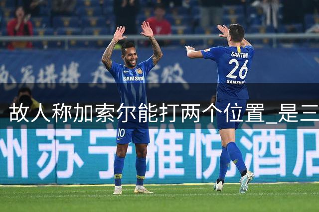 故人称加索尔能打两个位置 是三进总决赛功臣